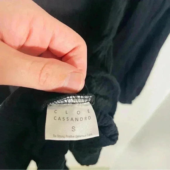 Cloe Cassandro Agatha Smocked Mini Dress Small - Picture 6 of 8